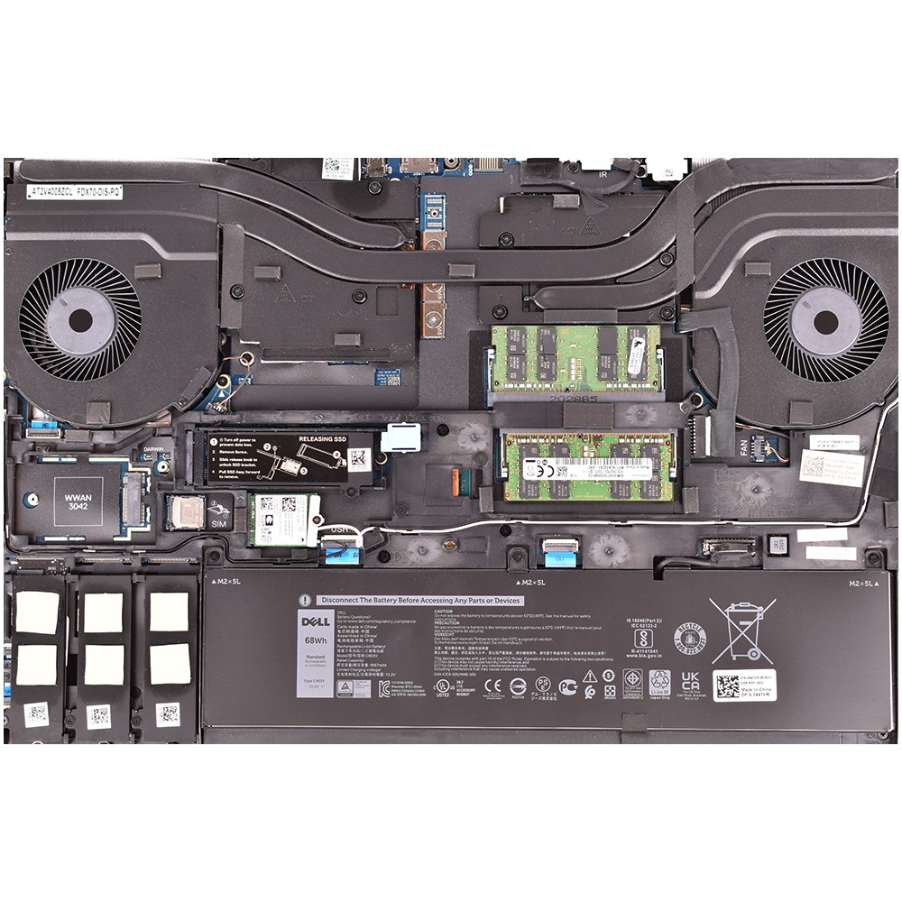 Dell Precision 7750 17" i7-10750H/64GB/2TB/Quadro T1000/W11P Mobilna stacja robocza - 11513