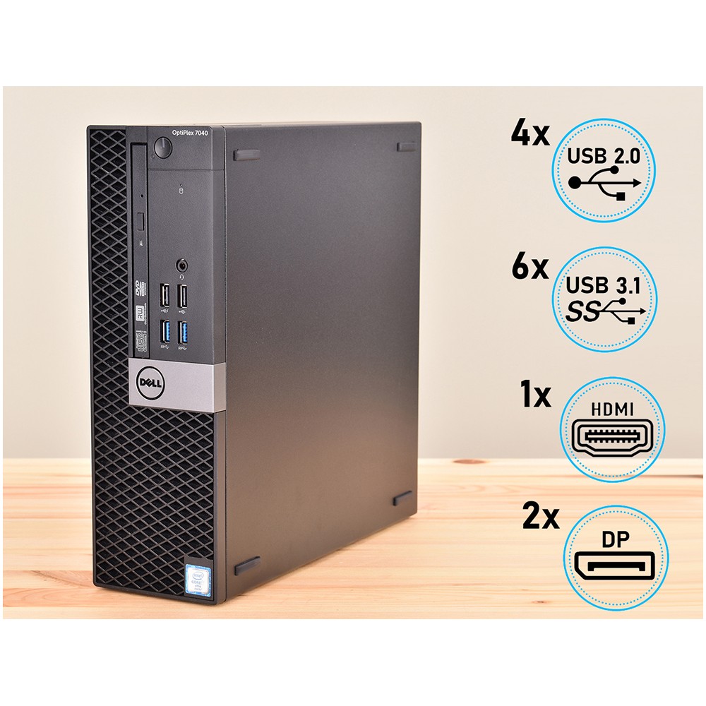 Komputer PC  Dell OptiPlex 7040 SFF i7-6700/32GB/512GB SSD NVMe/DVD/W11P - 12104