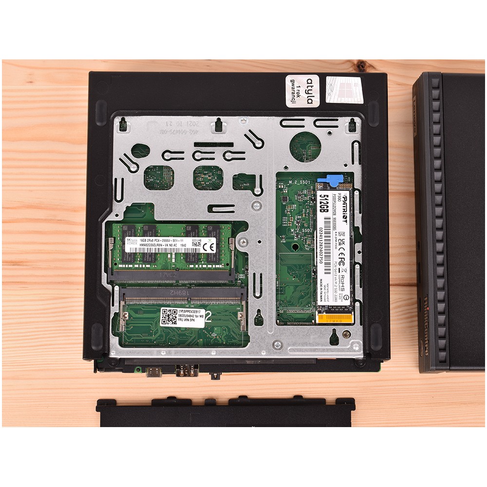 Mini komputer PC Lenovo ThinkCentre M75q-2 Tiny AMD Ryzen 5 PRO 4650GE/16GB/512GB SSD NVMe/W11P - 12135