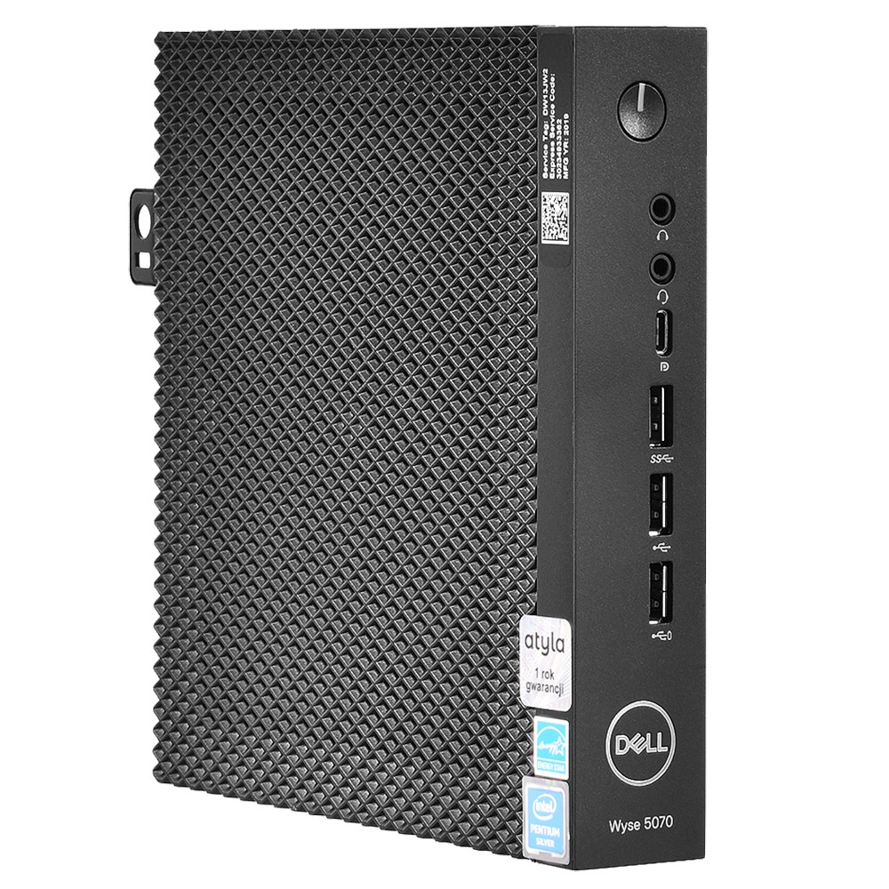 Terminal Dell Wyse Slim 5070 Pentium Silver J5005/8GB/16GB + 256GB bez OS Thin Client - 13035