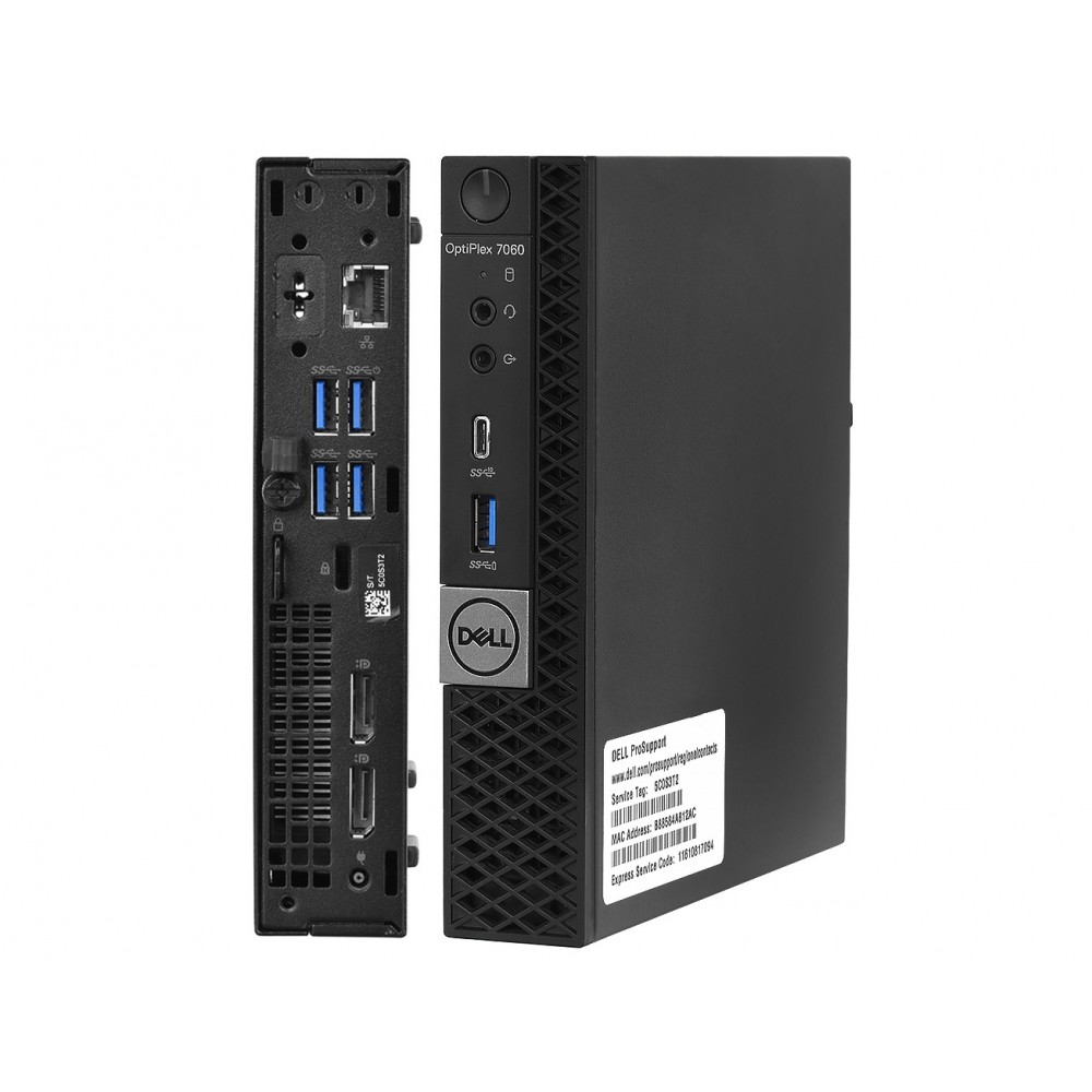 Mini Komputer PC Dell Optiplex 7060 MFF i7-8700T/32GB/512GB SSD/W11P - 14101