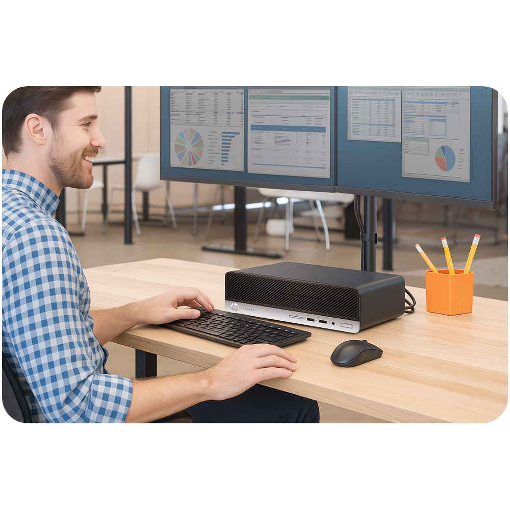 Komputer PC HP ProDesk 400 G5 SFF Intel Core i5-8500/16GB/256GB SSD NVMe/W11P - 14699