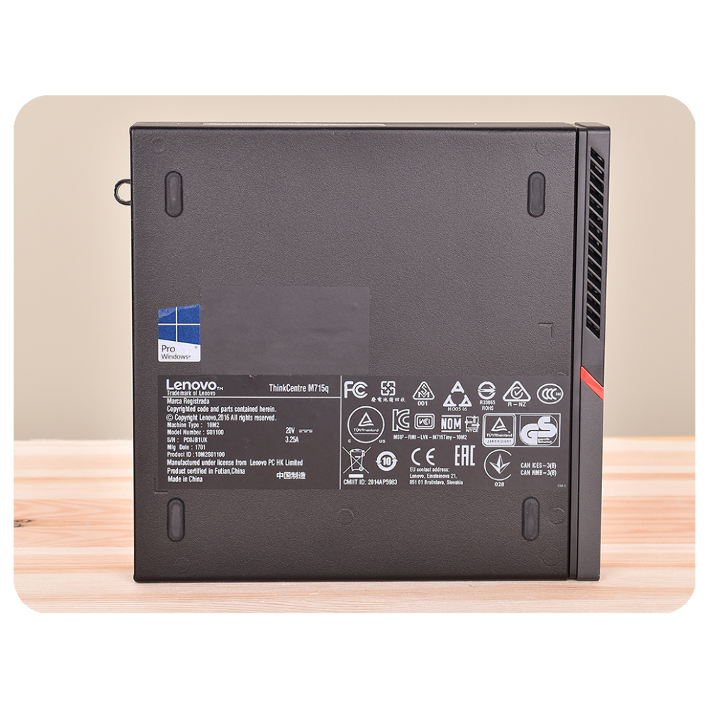 Mini Komputer PC Lenovo ThinkCentre M715q Tiny AMD RYZEN 5 PRO 2400GE/16GB/256GB SSD NVMe/W11P - 16311