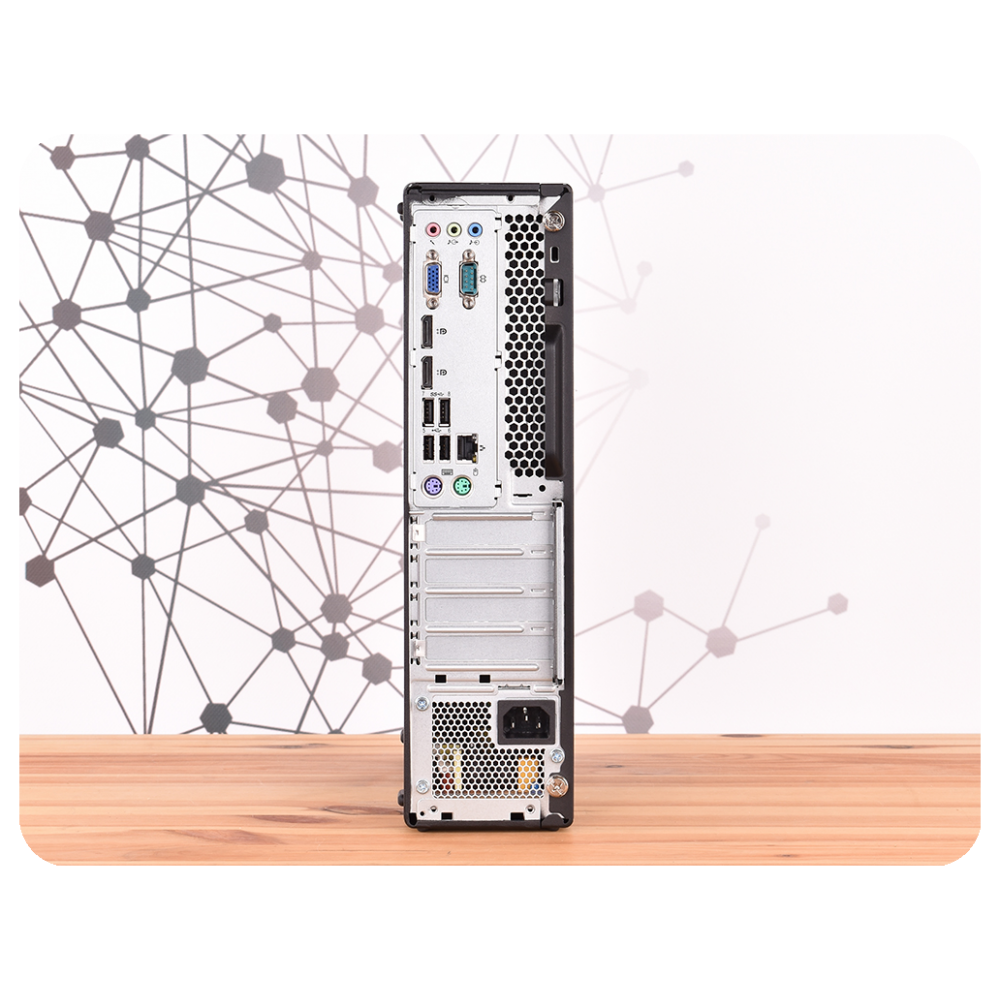 Komputer Lenovo ThinkCentre M710s SFF Intel Core 5-7400/16GB/256GB SSD NVMe/DVD/W11Pro - 16414