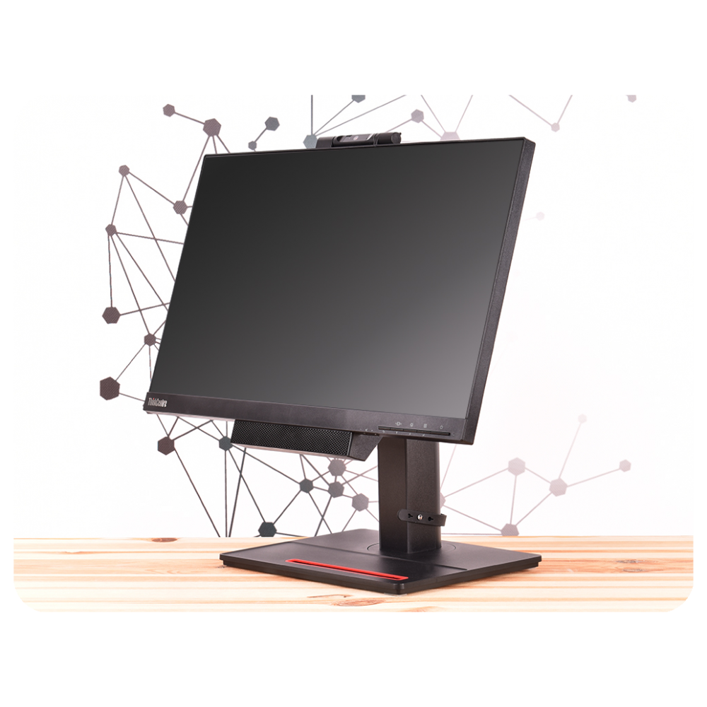 Monitor LED Lenovo ThinkCentre TIO22 Gen4 21 cali 1920 x 1080 Full HD IPS do AIO Kamera Głośniki - 16821