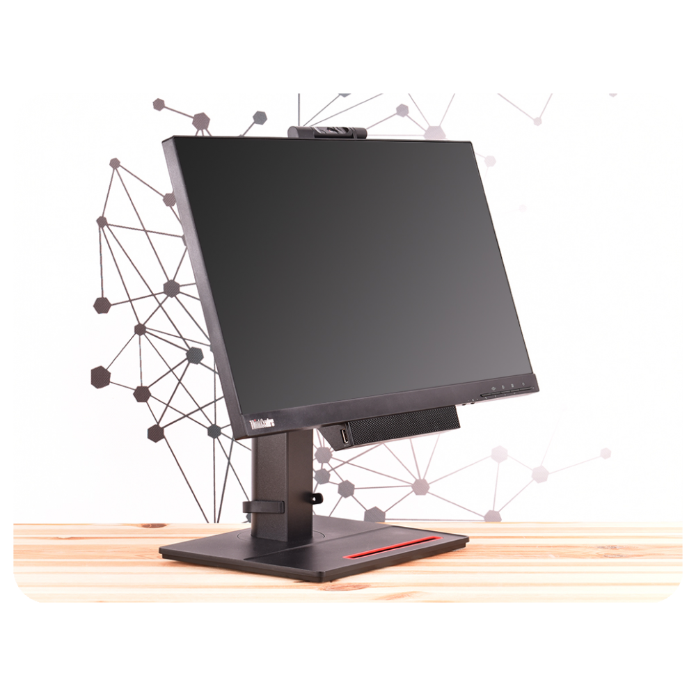 Monitor LED Lenovo ThinkCentre TIO22 Gen4 21 cali 1920 x 1080 Full HD IPS do AIO Kamera Głośniki - 16822