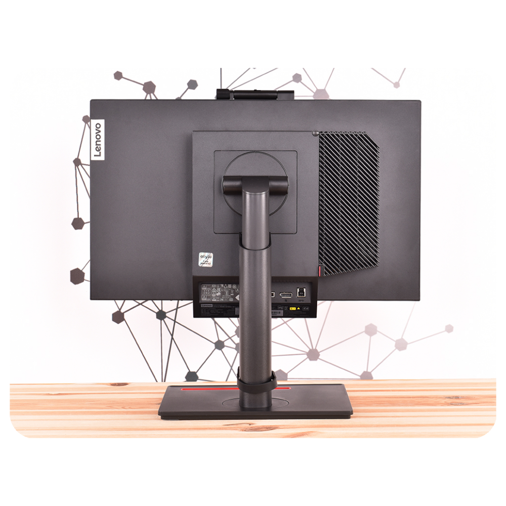 Monitor LED Lenovo ThinkCentre TIO22 Gen4 21 cali 1920 x 1080 Full HD IPS do AIO Kamera Głośniki - 16823