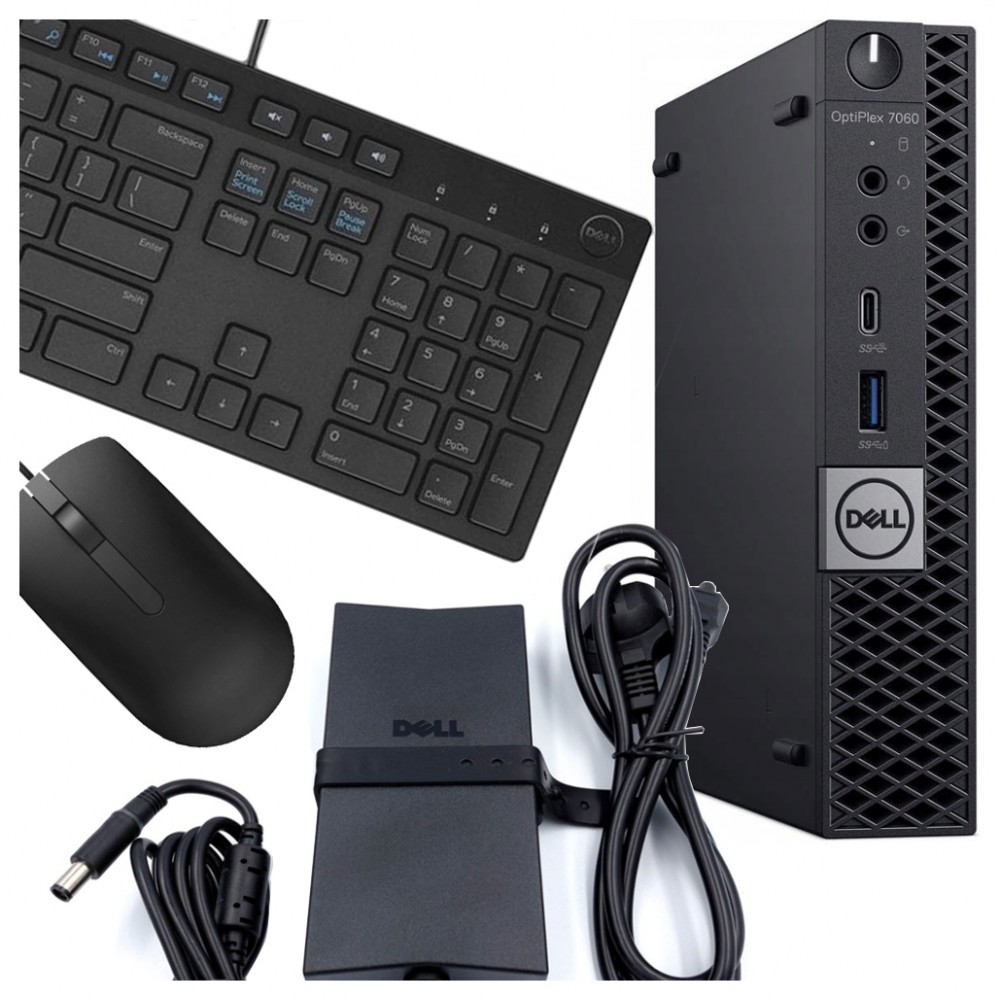 Mini Komputer PC Dell Optiplex 7060 MFF i7-8700/16GB/512GB SSD NVMe/W11Pro/Nowy - 17732