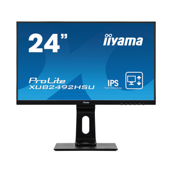 Monitor LED Iiyama ProLite XUB2492HSU-B1 24 cale 1920 x 1080 px Full HD HDMI głośniki