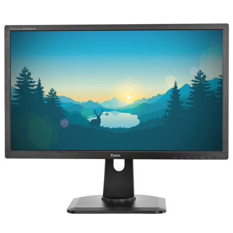 Poleasingowy Monitor iiyama B2482HS-B1 24 cale Full HD HDMI Głośniki 1ms PIVOT