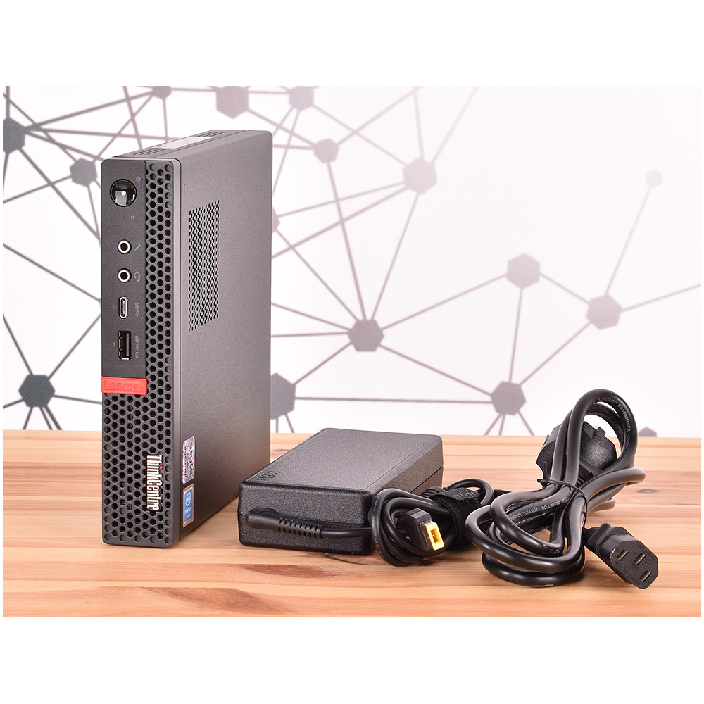 Mini PC Lenovo ThinkCentre Pentium Gold 16GB 512GB SSD HDMI USB C HTPC - 4637