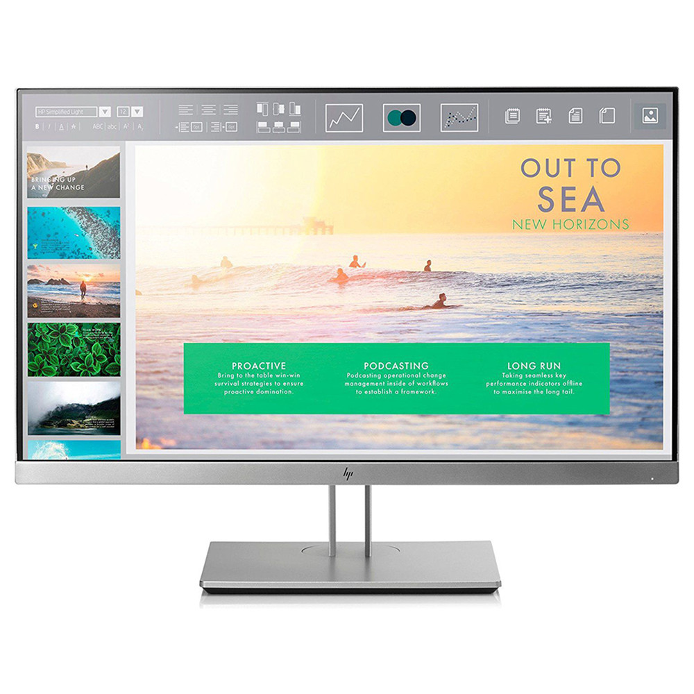 Monitor LED HP E233 23 cale 1920 x 1080 Full HD IPS HDMI Bezramkowy - 5657