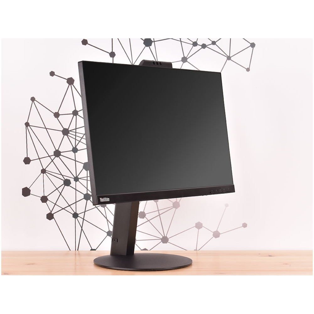 Monitor LED Lenovo ThinkVision T24v-20 24 cale Full HD IPS HDMI Kamera Głośniki - 8808