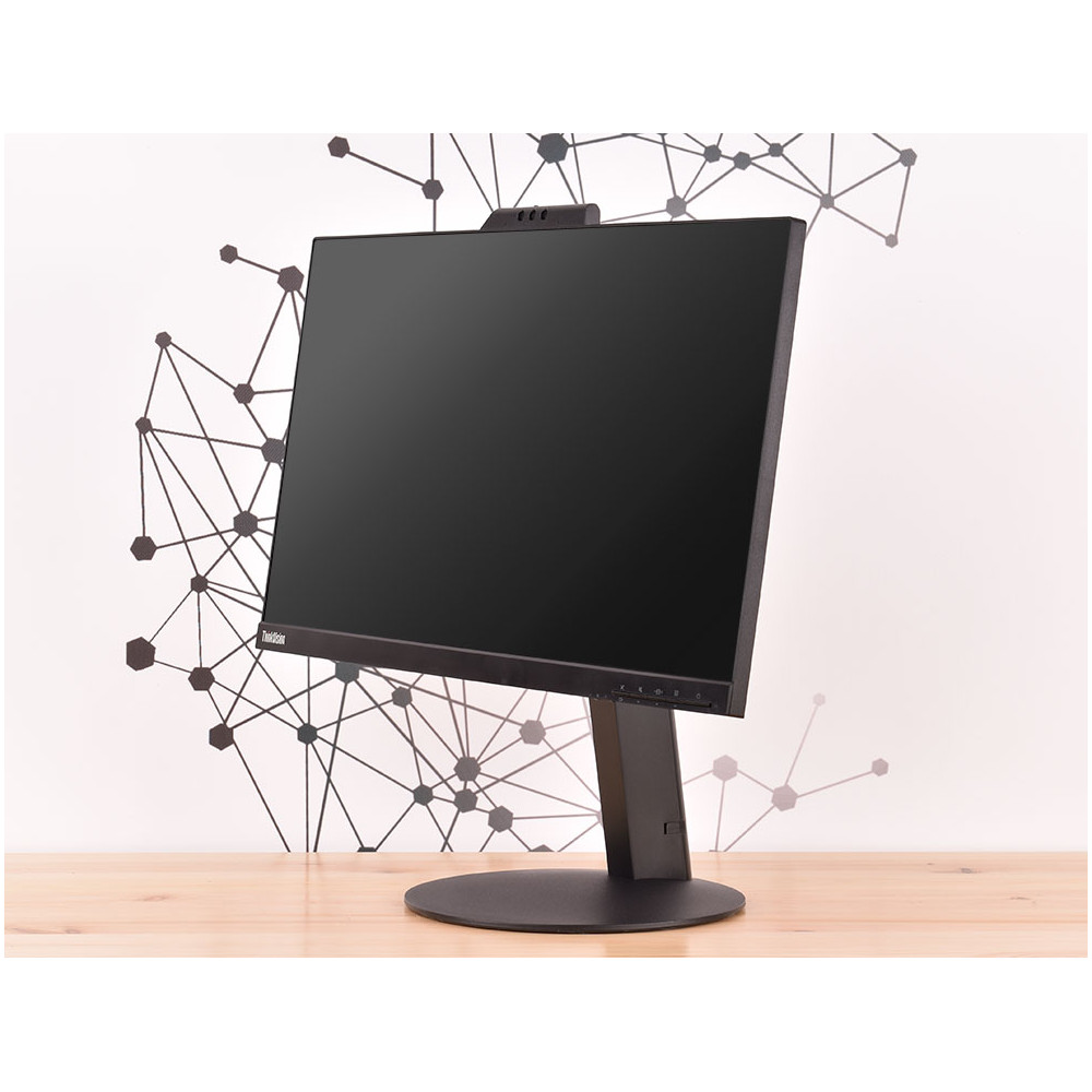 Monitor LED Lenovo ThinkVision T24v-20 24 cale Full HD IPS HDMI Kamera Głośniki - 8809